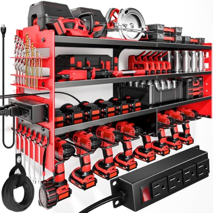 Power Tools Station - Large Power Tool Organizer Wall Mount