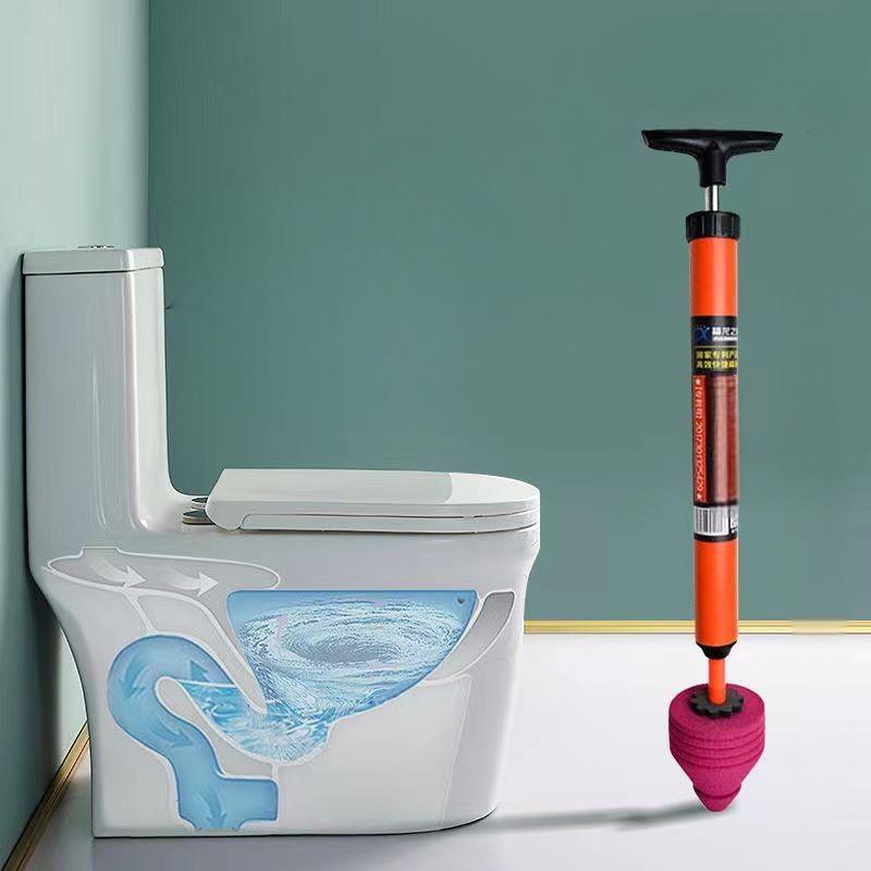 Power Tools Plumbing - 2Pcs High Pressure Air Toilet Plunger