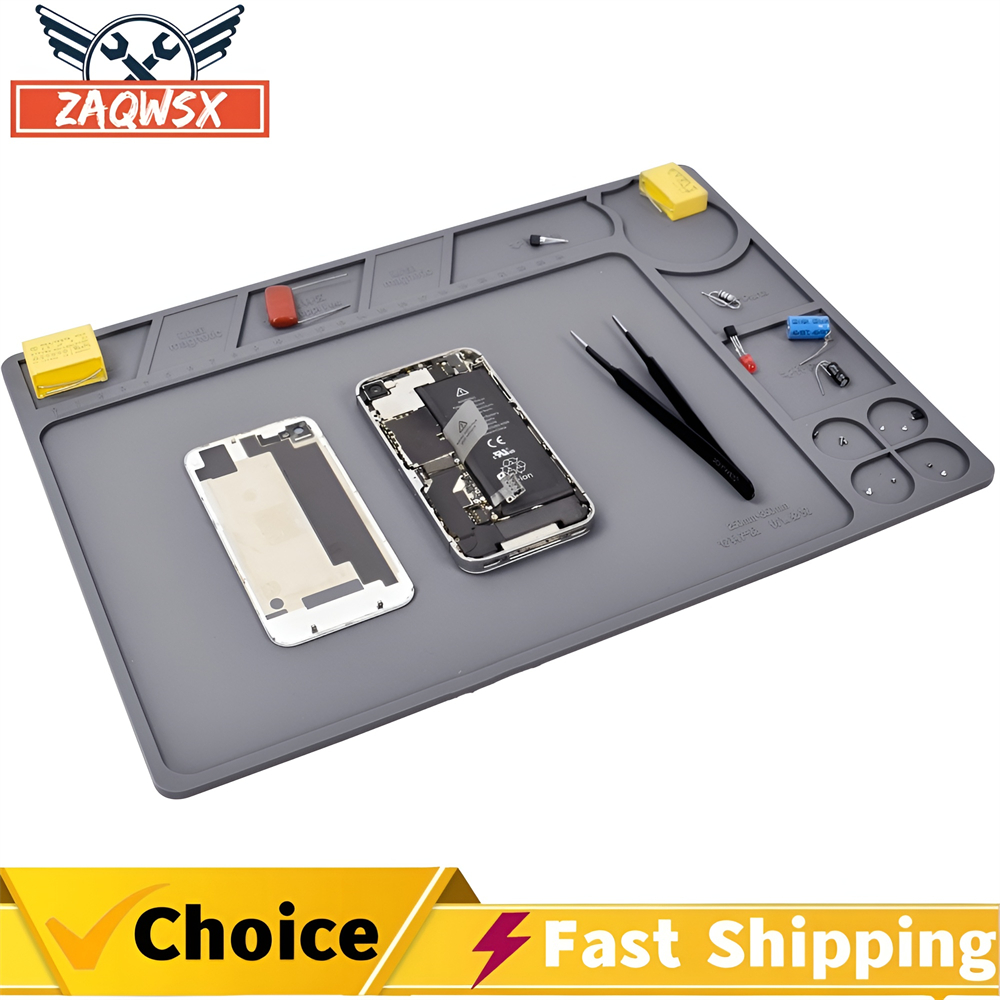 Power Tools Station - Heat Insulation Magnetic Silicone Pad ESD