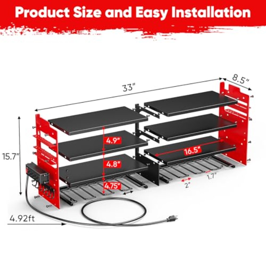 Large Power Tool Organizer Wal - Power Tools Station review and price