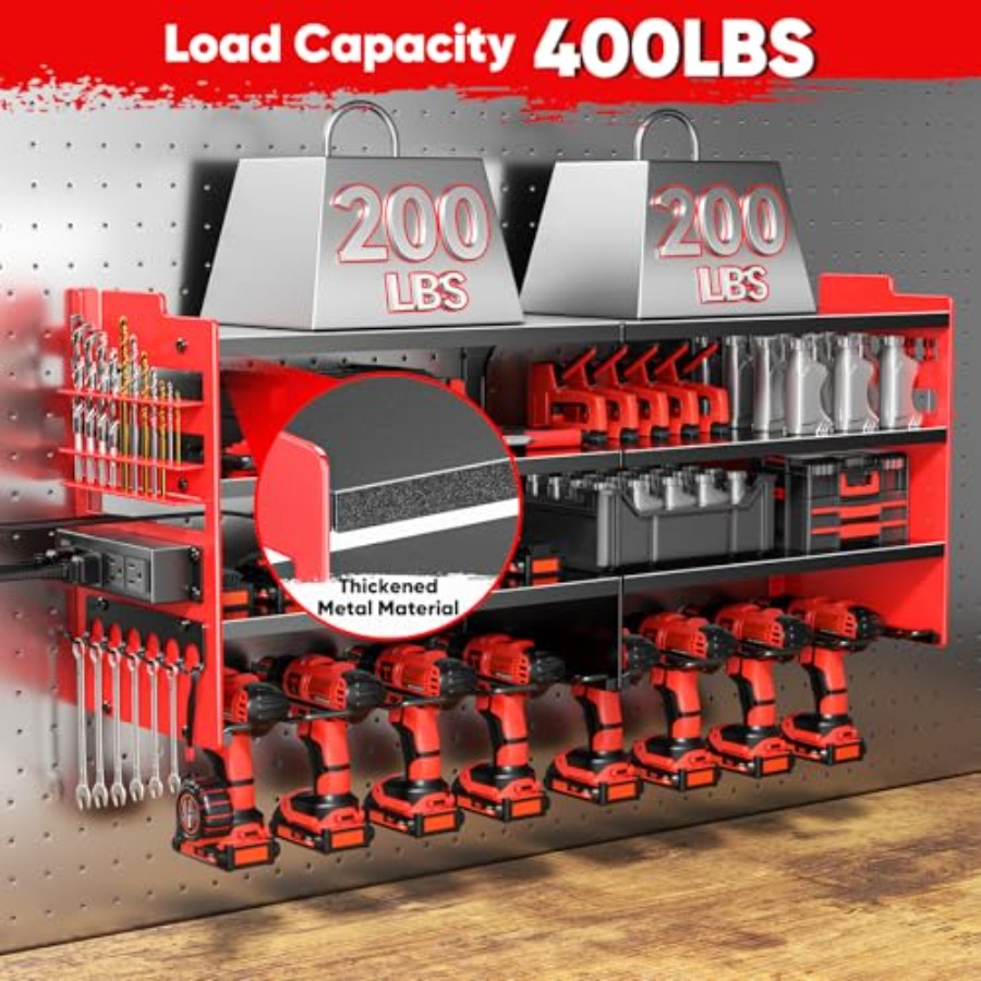 Large Power Tool Organizer Wal - Power Tools Station review and price