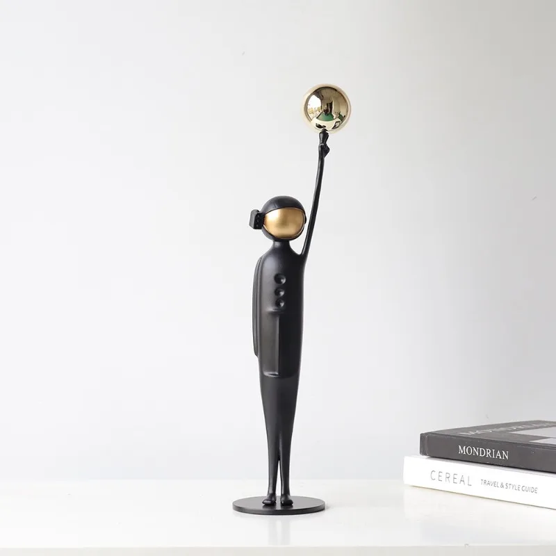 Cast iron figure small sculptu - Power Tools Exhibition review and price