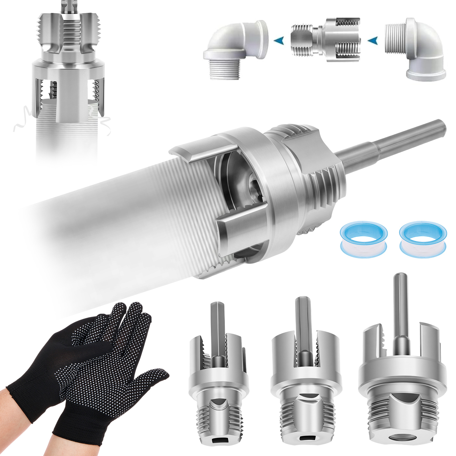 4 in 1 Water Pipe Thread Cutti - Power Tools Plumbing review and price