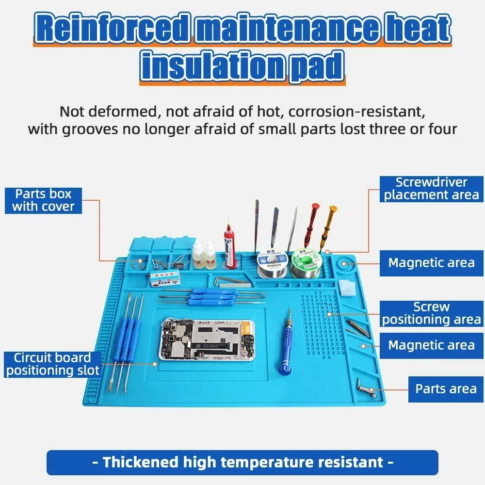 Heat Insulation Magnetic Silic - Power Tools Station review and price