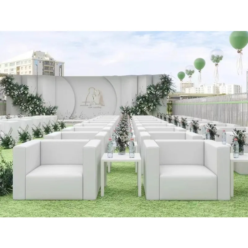 White exhibition sofa single o - Power Tools Exhibition review and price