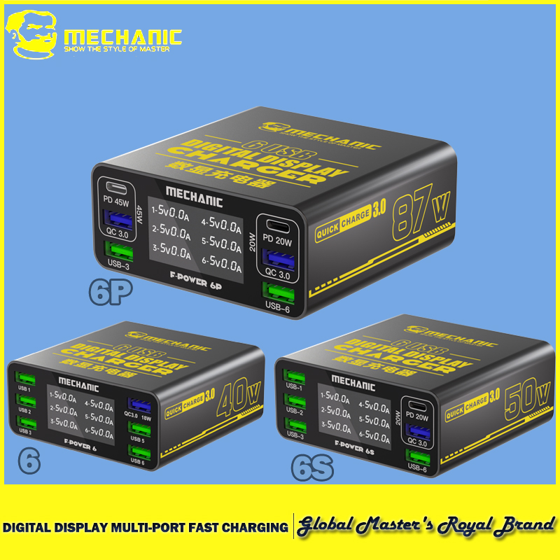 MECHANIC 6-Port USB fast charg - Power Tools Station review and price